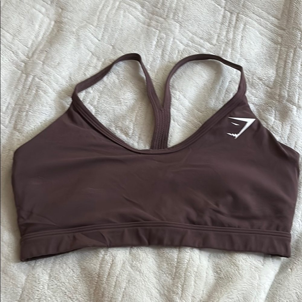 Brown Gymshark sports bra. Worn a couple times